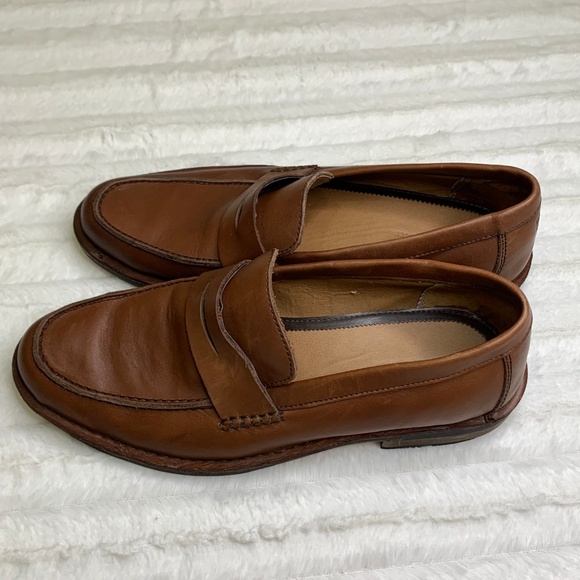 Tommy Hilfiger Brown Leather Slip On Shoes‎ - Picture 4 of 8